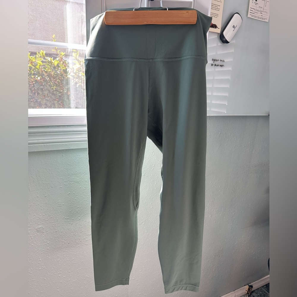 Lululemon Align High Rise Grey Eucalyptus Leggings